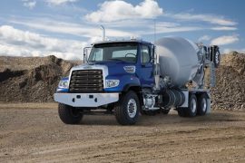 One of Freightliner's latest mixers