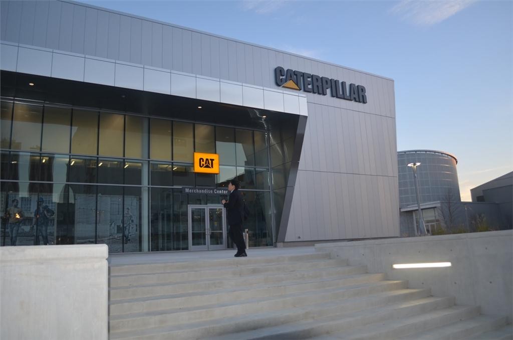 The Caterpillar Welcome Center is set to open on Oct. 20, 2012. Staff photo.