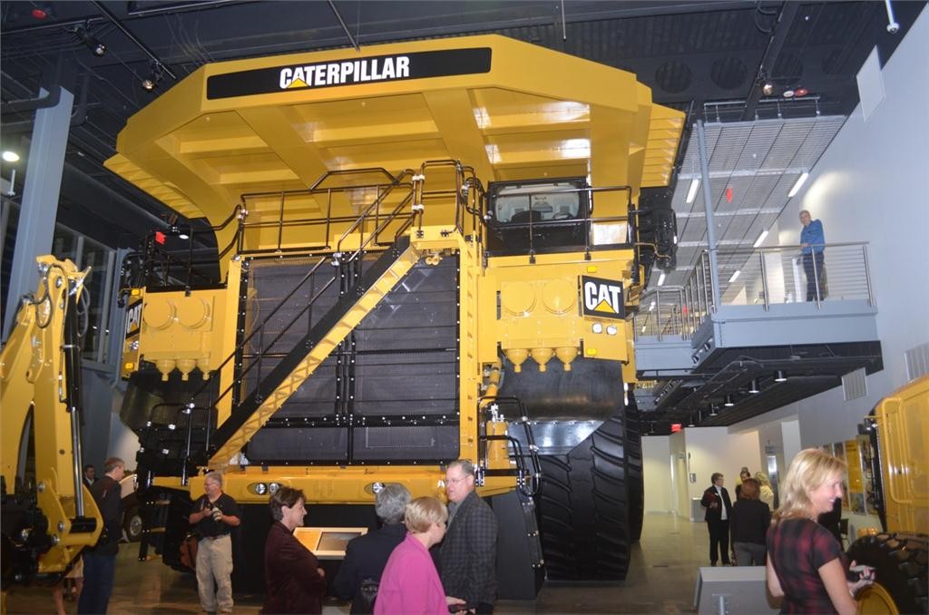 The facility is equipped with a variety of interactive exhibits, including a theatre inside a two-storey Cat 797 mining truck that offers a virtual ride into a mine site. Staff photo.