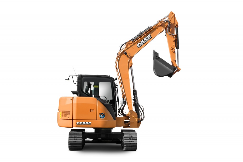 Case CE's CX75C SR and CX80C, Tier 4 Final mid-size crawler excavators are designed for customers in the excavation, sewer and water, residential and commercial construction sectors.