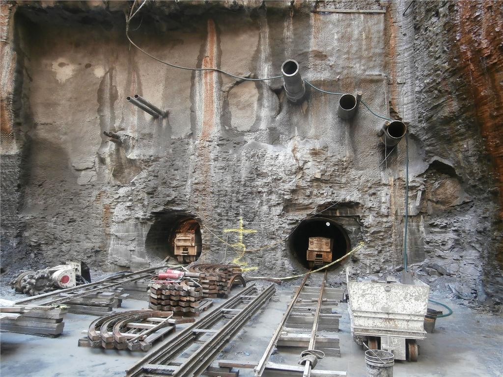 Two six-foot tunnels at Billy Bishop Toronto City Airport created by Canadian-made boring machines dubbed "Chip" and "Dale". (CNW Group/Toronto Port Authority)