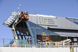 The UP Express station at Pearson Airport's Terminal 1 is now 75 per cent complete.