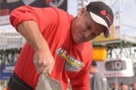 World of Concrete featured many competitions such as MCAA's Fastest Trowel on the Block & International Masonry Skills Challenge.