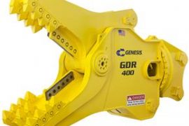 The GDR400 concrete processor from Genesis Attachments.