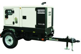 The QAS 25 generator from Atlas Copco.