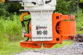 Gilbert's Grizzly MultiGrip pile drivers.