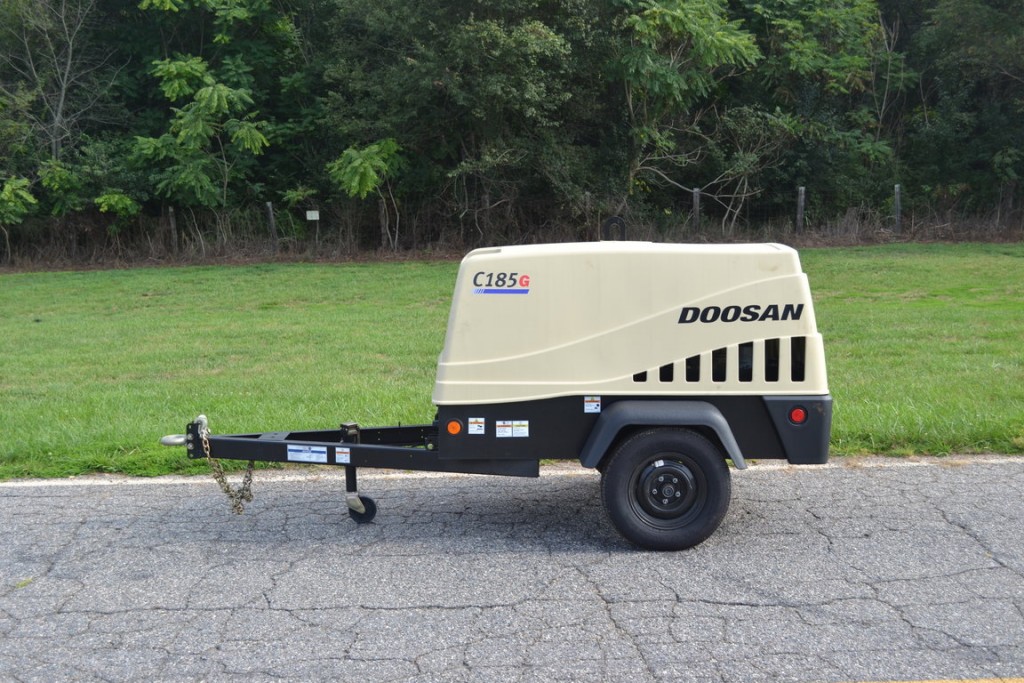 Doosan's C185 portable air compressor.