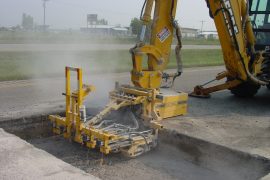E-Z Drill's Model 210 concrete drill attachments.