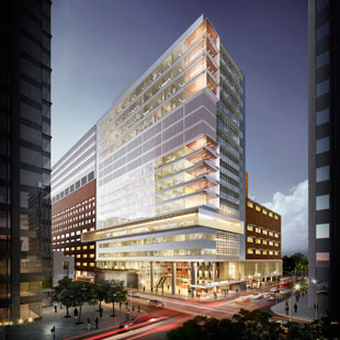 Rendering of the new St. Michael's Hospital tower in Toronto
