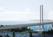 Rendering of Montreal's new Champlain Bridge