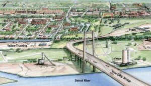 The Gordie Howe International Bridge is expected to be completed and in service in 2020. It will connect to the Herb Gray Parkway and Interstate 75