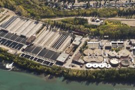 Improvements to wastewater treatment plants, like the EPCOR-owned Gold Bar Wastewater Treatment Plant in north Saskatchewan, are among the 26 infrastructure projects approved for federal and provincial funding