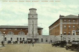 P. W. Graham & Sons got their start building railway stations for the Canadian Pacific Railway, like this one, in  Moose Jaw, SK.. The firm, now known as Graham Construction, was just inducted into the Saskatchewan Business Hall of Fame.