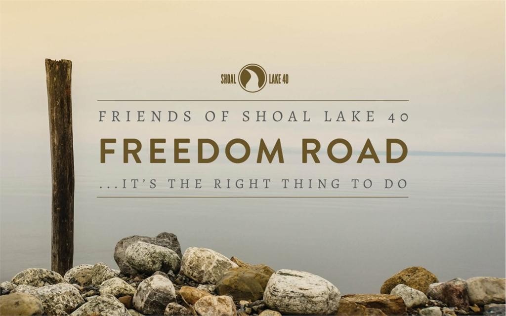 $30 million in government funding has been committed to build the Freedom Road that will connect the Shoal Lake No. 40 First Nation with the Manitoba Trans-Canada highway