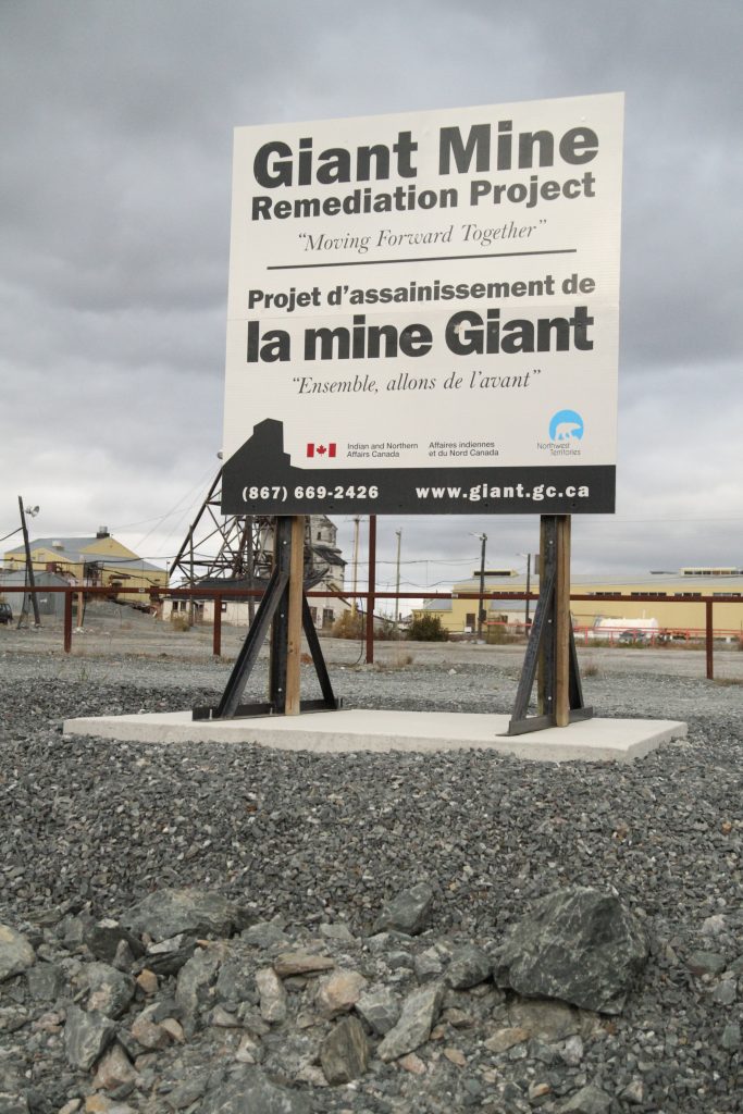 Giant Mine construction manage contract