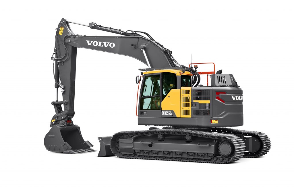 Volvo e-series excavator crawler