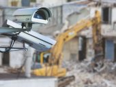 CCTV camera construction site