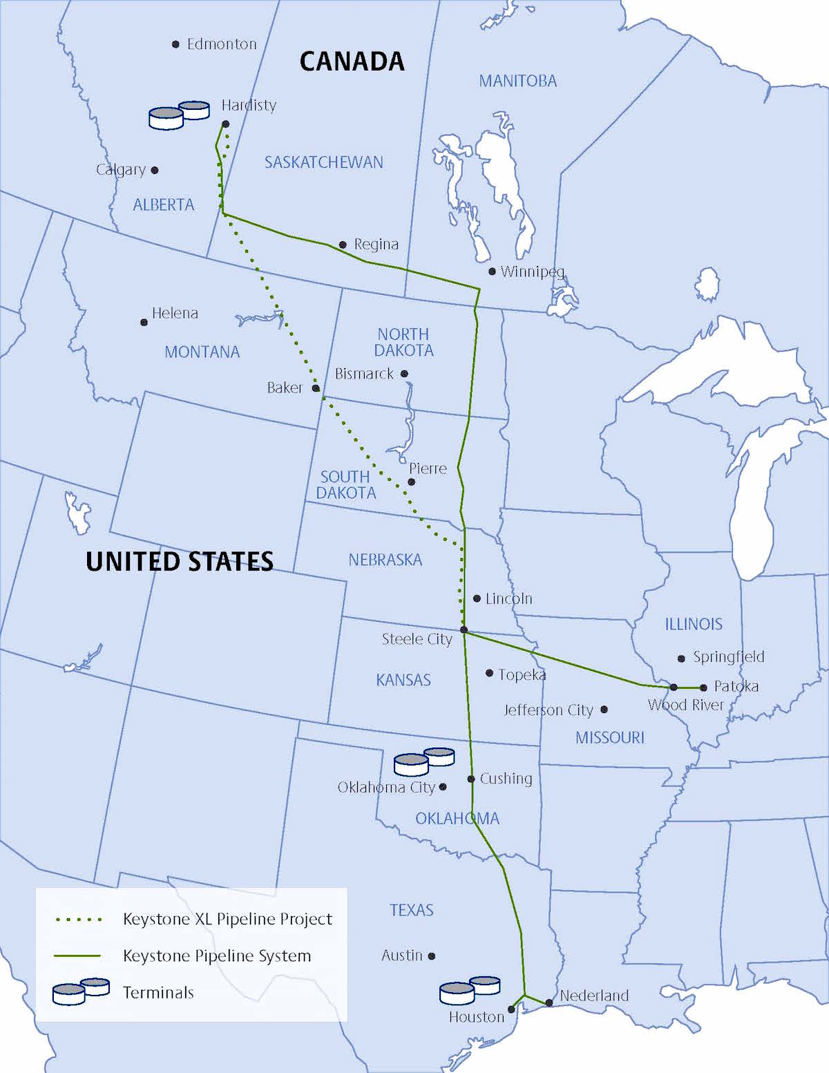 keystonexlpipelineroutemapoverall (1) OnSite MagazineOnSite