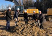 Politicians break ground on Red Deer recovery community.