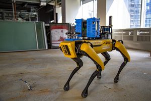 Spot, an agile mobile robot designed by Boston Dynamics.