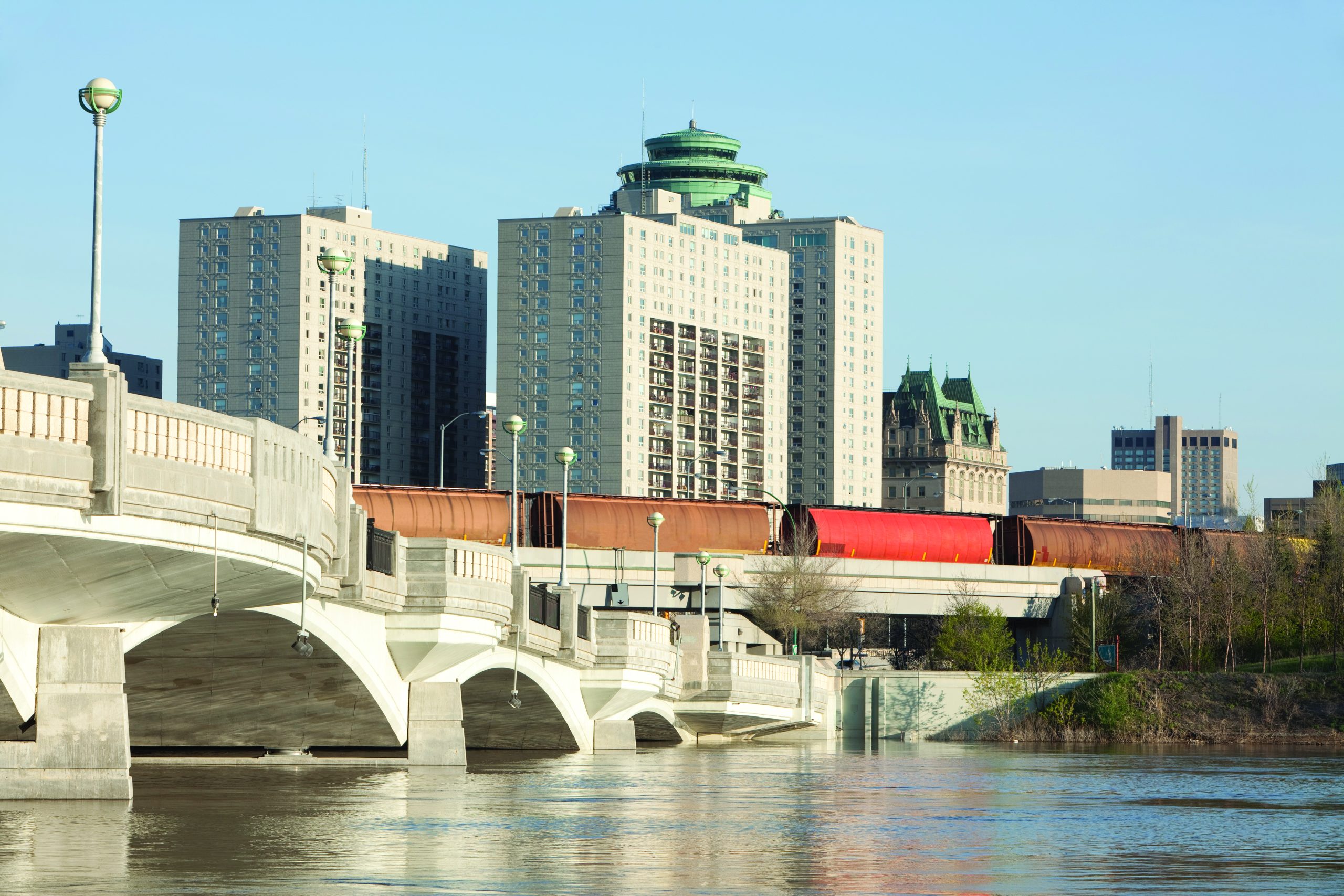 A view of Winnipeg during the daytime